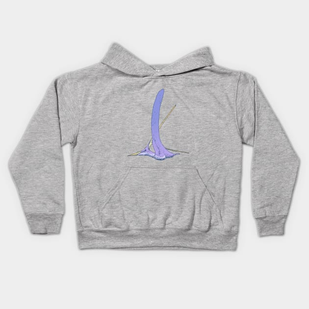 Nyctosaurus Kids Hoodie by irradiatedsnakes